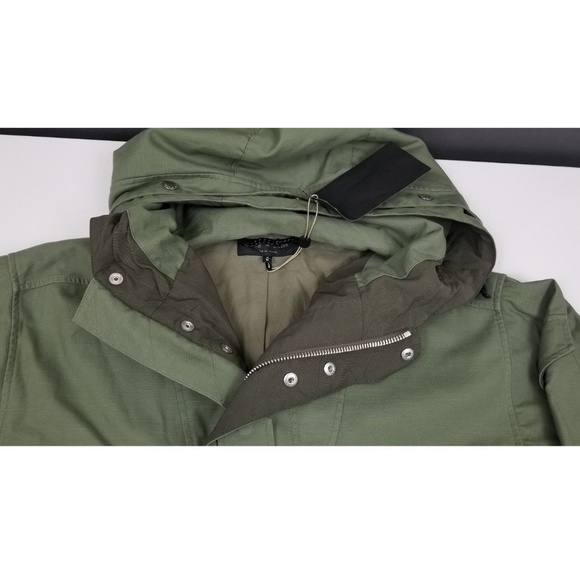 Rag and Bone Miles Hooded Military Parka Jacket C2 - Picture 7 of 8